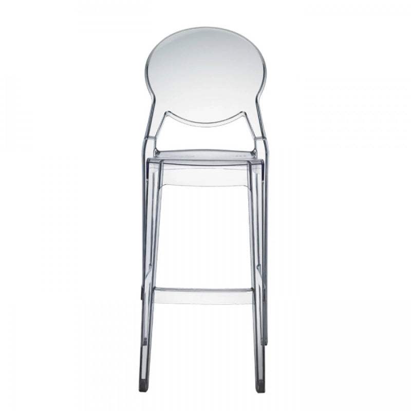 SET DUE SGABELLII IGLOO POLICARBONATO HT 65CM SCAB DESIGN - trasparente fume' 183