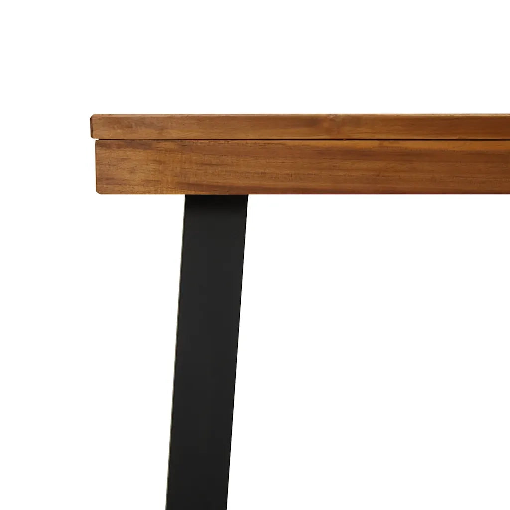 Tavolo da Giardino 150x90x75 cm Legno Massello di Acacia 319523