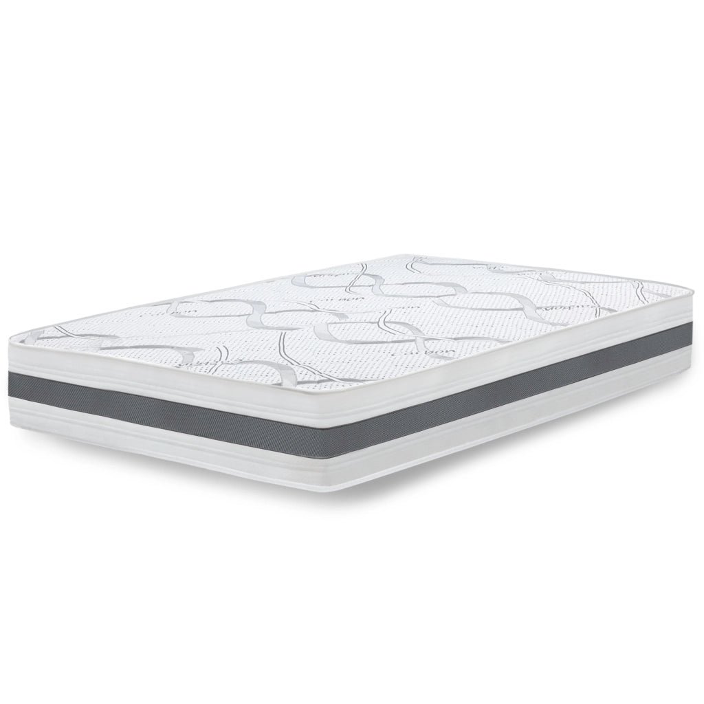 Materasso Singolo 95x205 cm a Media Rigidita' | Altezza 25 cm | Tessuto Anallergico e Traspirante | Proprieta' Ortopediche e Automodellanti | Prodotto in Italia