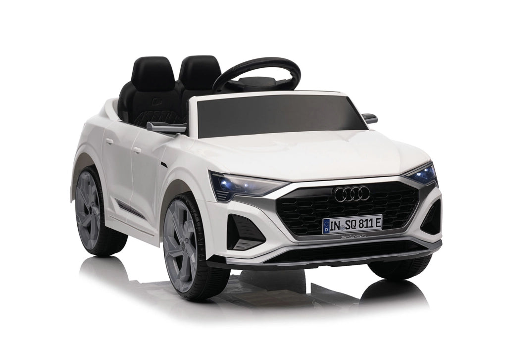 Macchina Elettrica per Bambini Licenza Ufficiale Audi SQ8 12V 4,5Ah Bianco