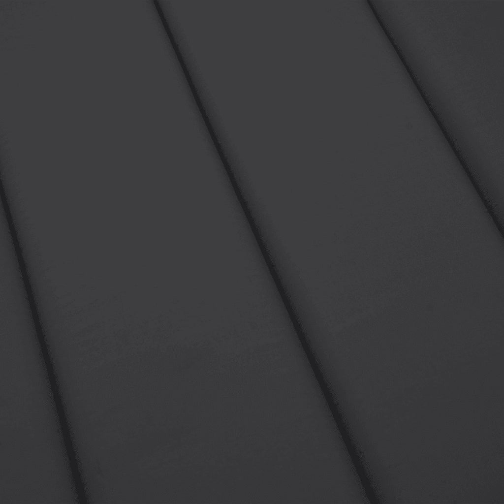 Cuscino per Lettino Nero 200x70x3 cm in Tessuto Oxford 314225