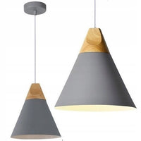 Lampada Da Soffitto Pensile Scandi A Grigio