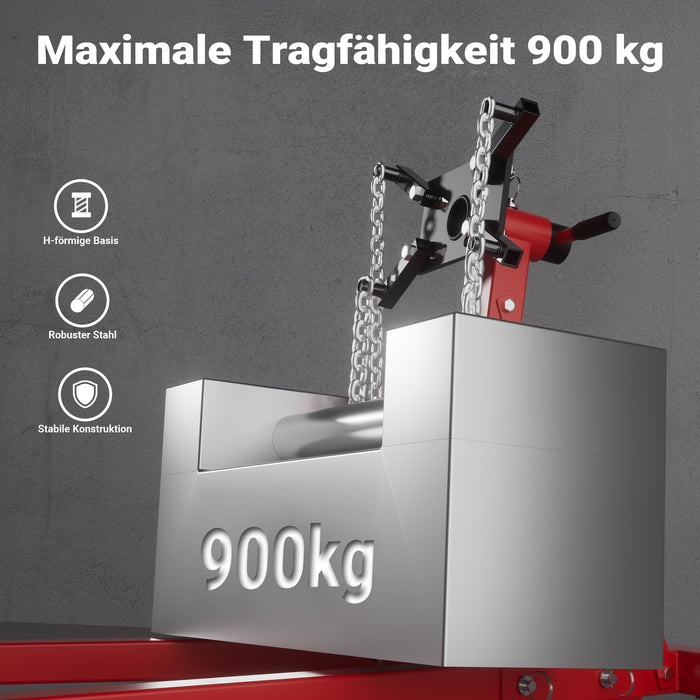 Cavalletto di sostegno per motore max 900 kg Sollevatore motore