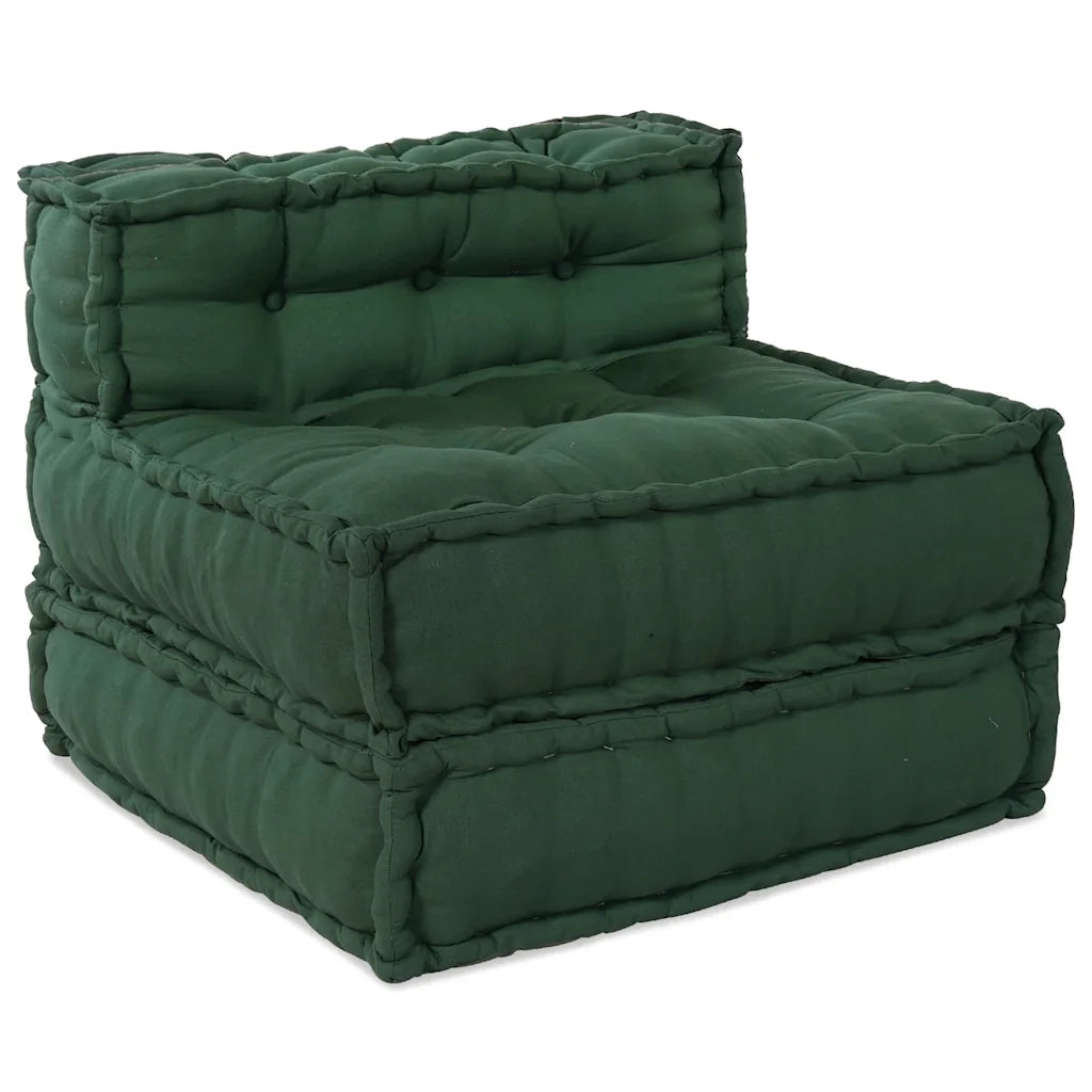 Divano Componibile Verde 70x70x54 in Tessuto 4019034