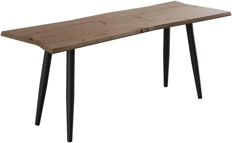Tavolino da caffè Yan, Artigiano, 80 x 80 cm, con ripiano per un utilizzo versatile negli ambienti domestici
