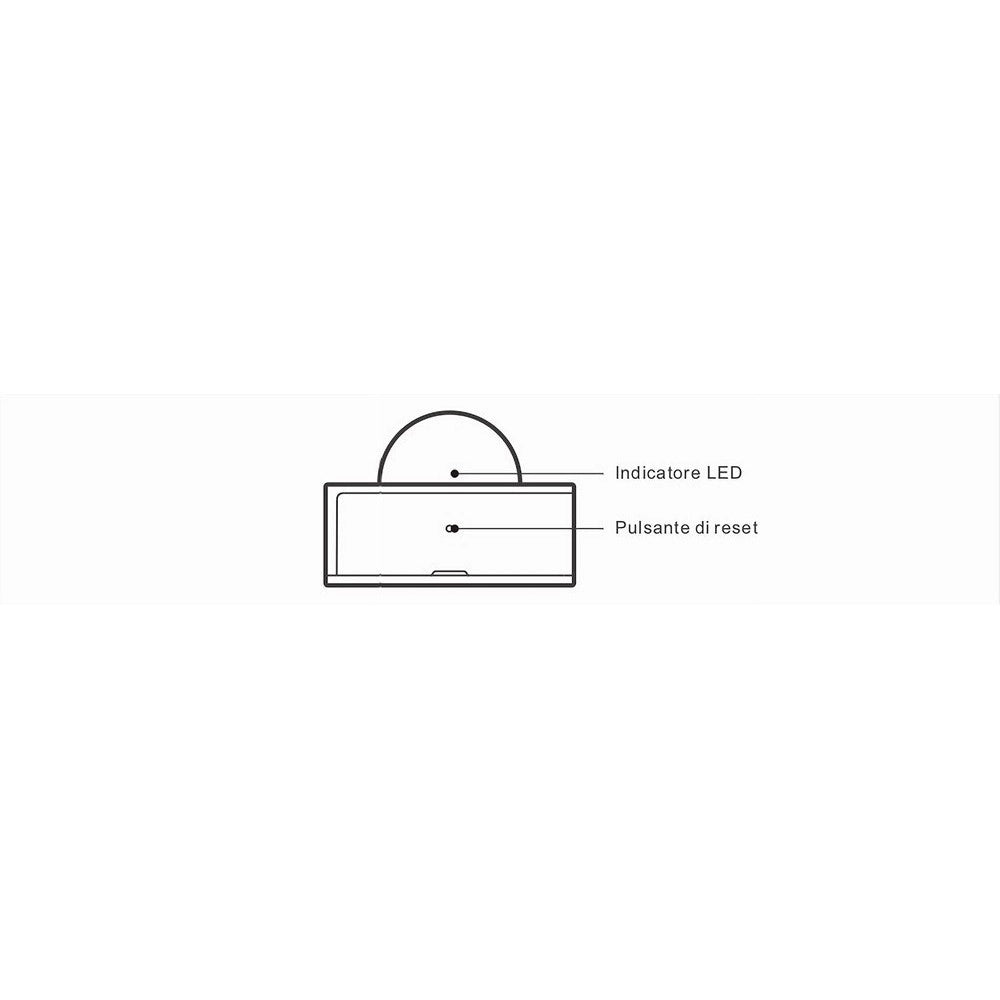 Trade Shop - Sensore Di Movimento Wifi 433 Mhz Zigbee Gestibile Da Smartphone Sonoff Snzb-03 -
