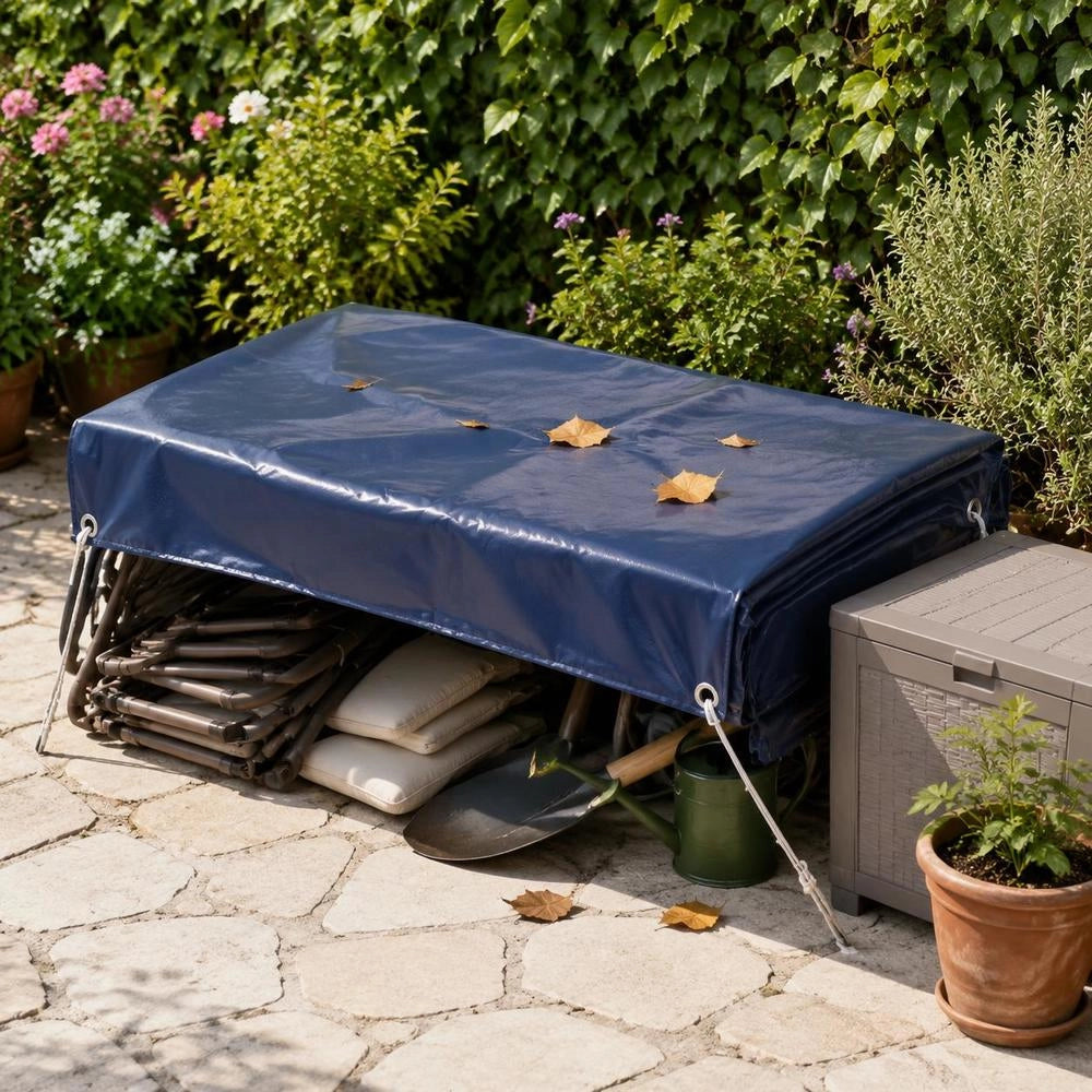 Tarpaulin 650 G/square Meter 4x8 M Blue