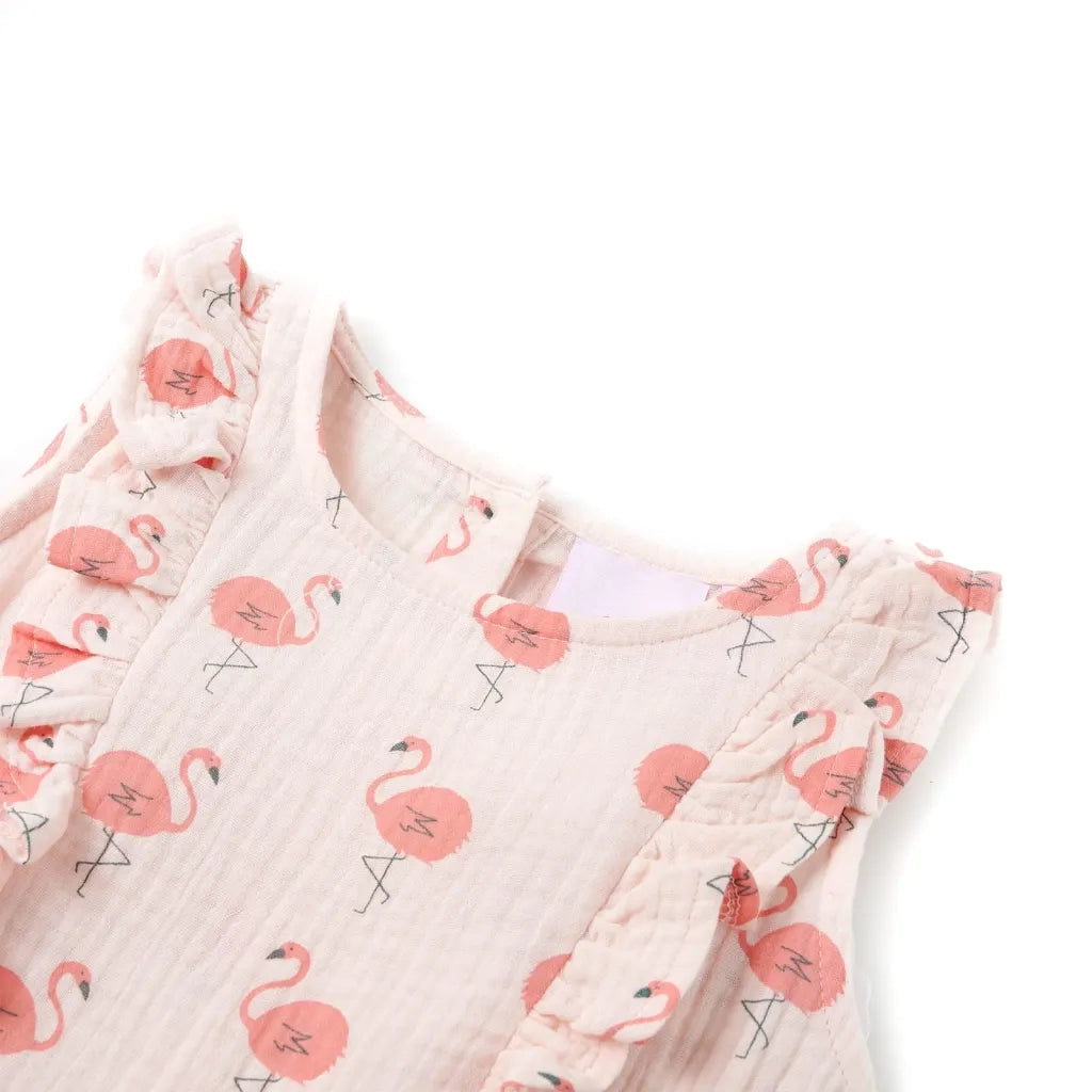 Abito da Bambina con Volant Rosa Tenue 92 CFW2035417
