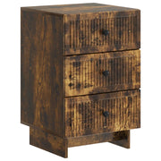 Armadio da Notte con cassetto Rovere Fumo 43 x 41 x 66,5 cm