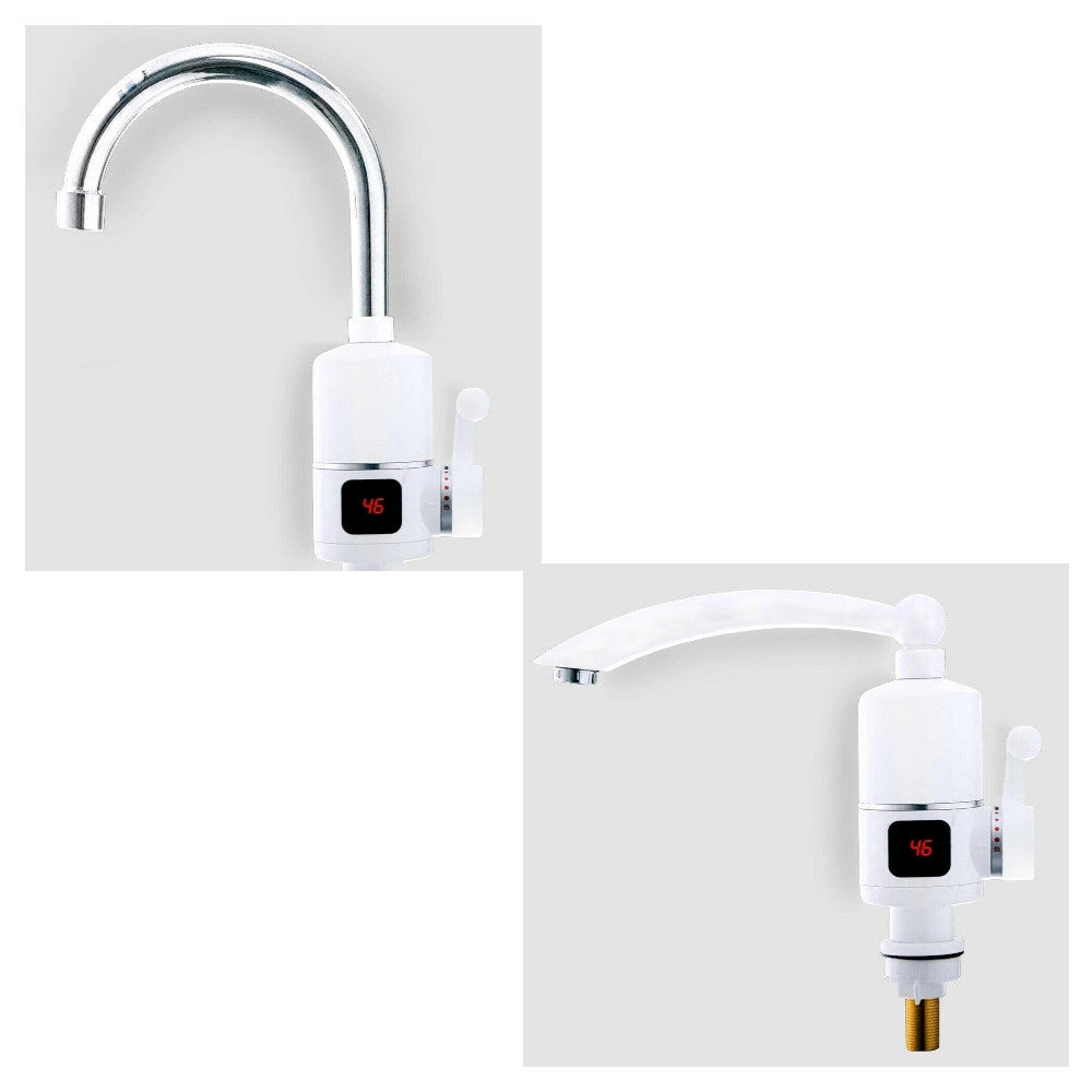Trade Shop - Rubinetto Miscelatore Elettrico Caldaia Acqua Calda Con Display Rx-010 -