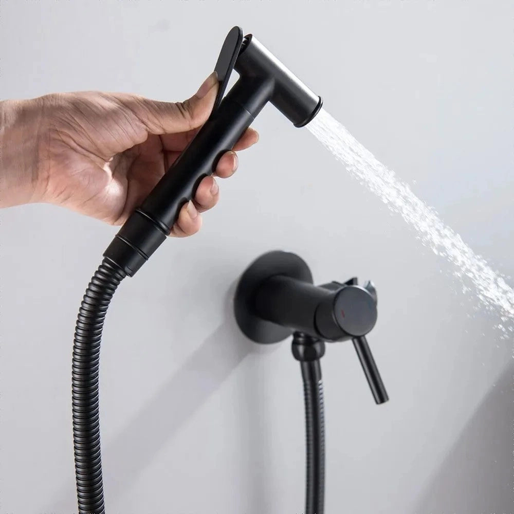 Rubinetto Da Bidet Rea Lungo Loop Black