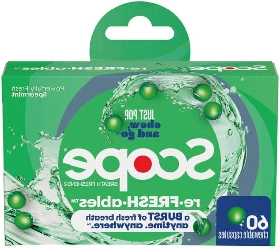 Capsule di Rinfresco per l'Uso in Movimento - Mal di Testa - Potente Essenza di Menta Fresca - 60ct