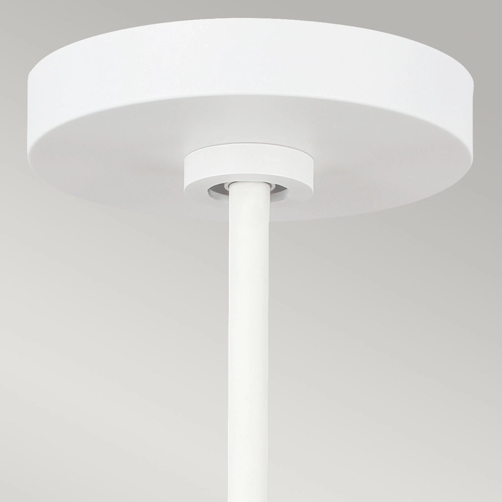 Sospensione Contemporanea Darwin Acciaio Bianco Opaco Legno 1 Luce E27