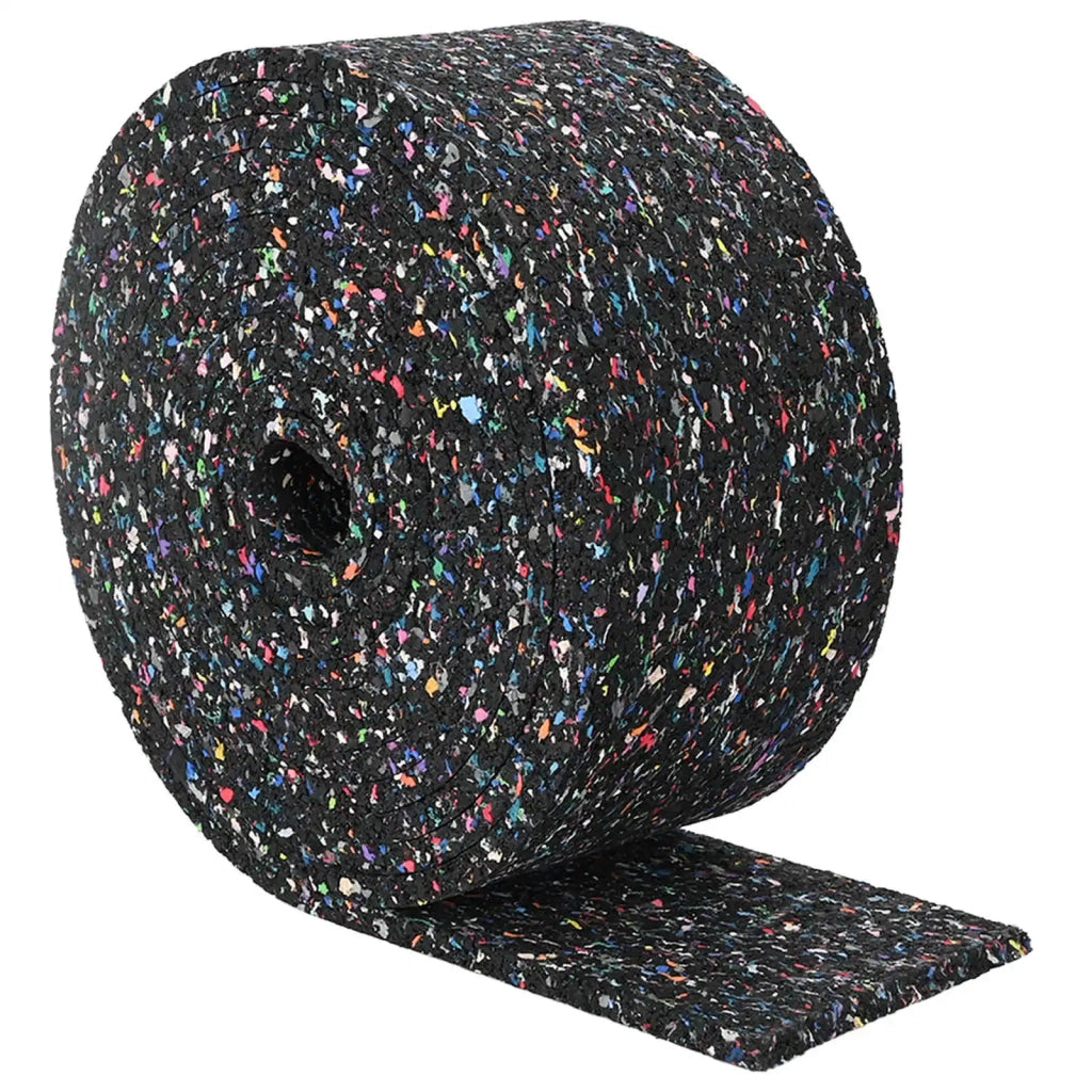 Rotolo di Granulato in Gomma Nero 1000 x 12 x 0,8 cm Gomma CFW1250419