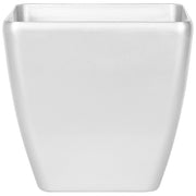 Vaso per piante in fibra d'argento argilla 41 x 42 x 42 cm per esterni interni per tutte le stagioni