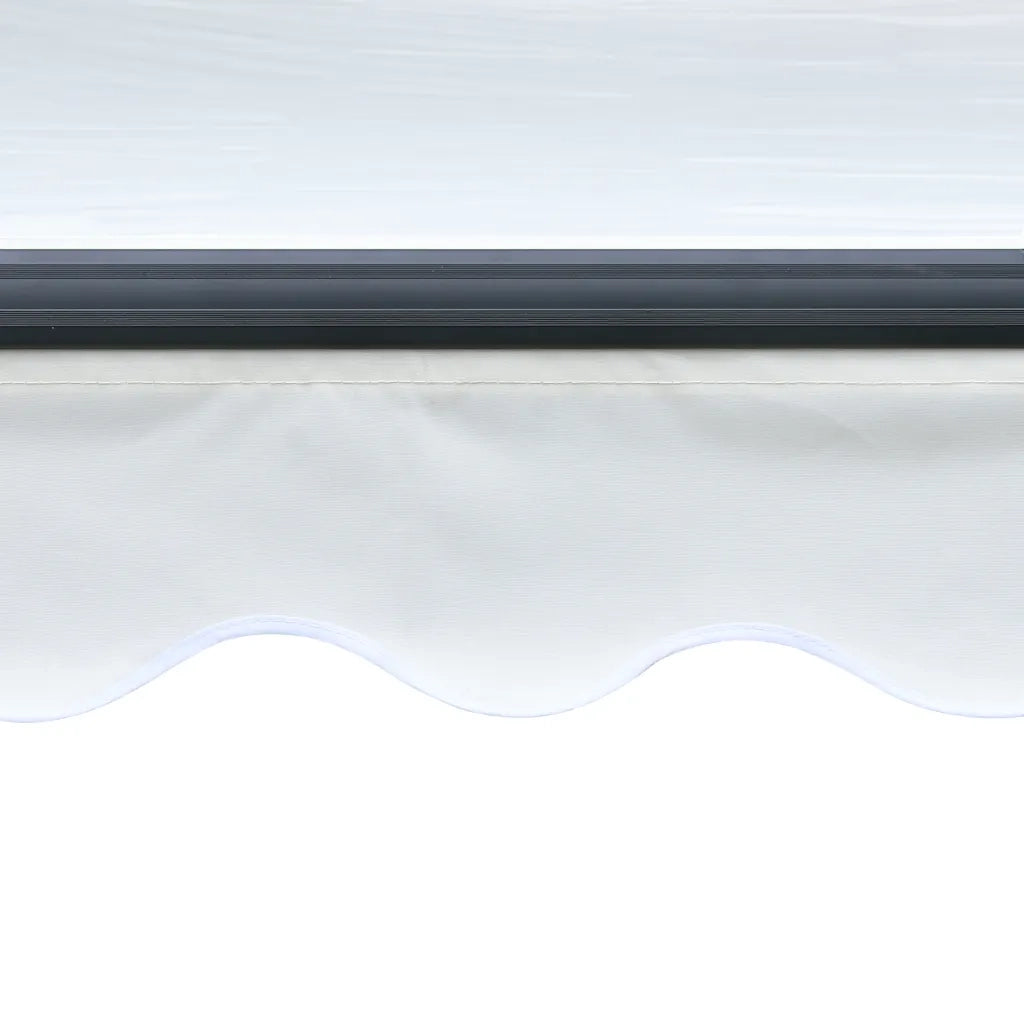 Tenda da Sole Retrattile Manuale con LED 300x250 cm Crema cod mxl 60120