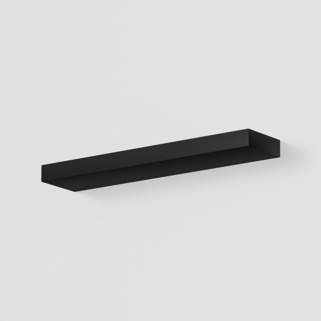 Lampada a Parete GAP575 - Applique LED 44W 1980lm 3000K in Alluminio Nero Opaco, Dimmerabile a Taglio di Fase e Push - Gealuce