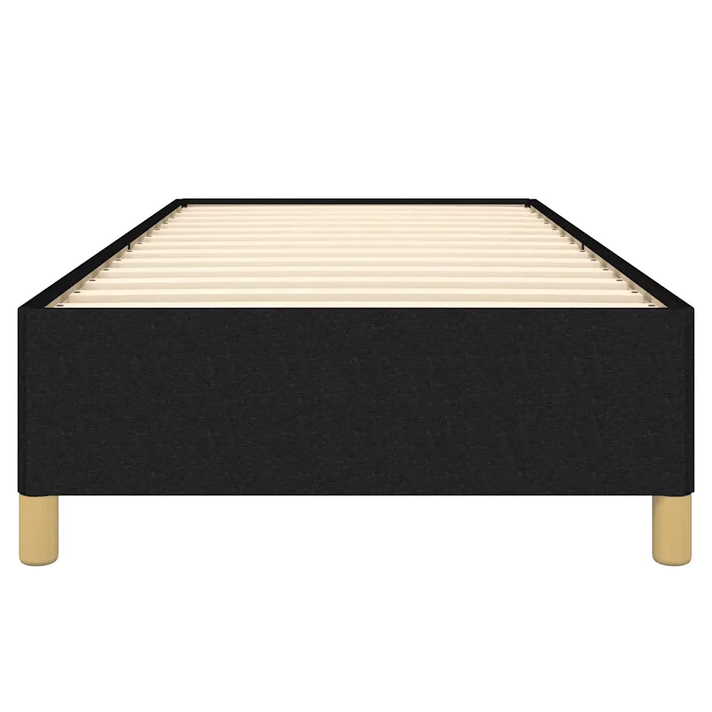 Giroletto senza Materasso-Struttura Letto Nero 90x200 cm in Tessuto 981584