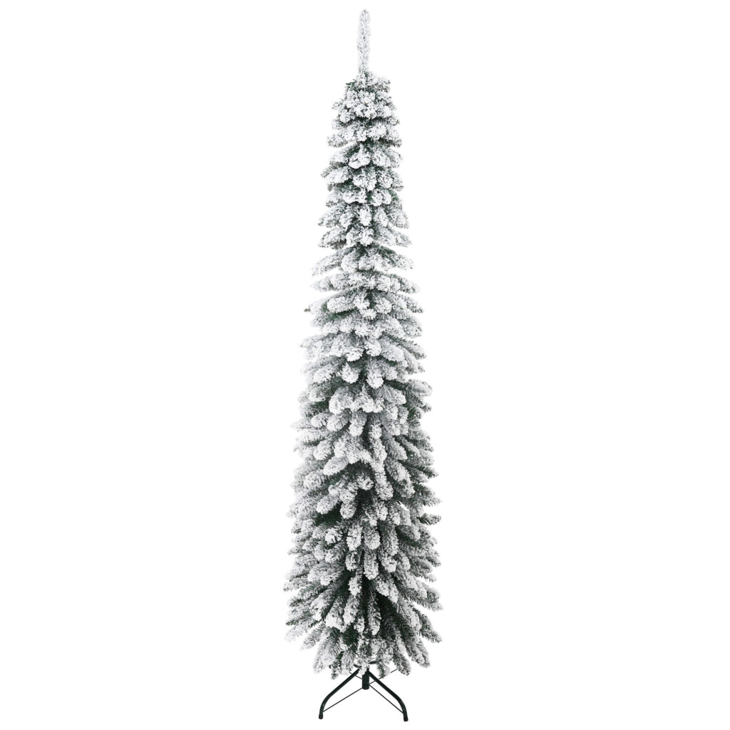 Albero di Natale Artificiale 210 cm ¨C zephmum ¨C Effetto Neve 490 Rami Verde Interni