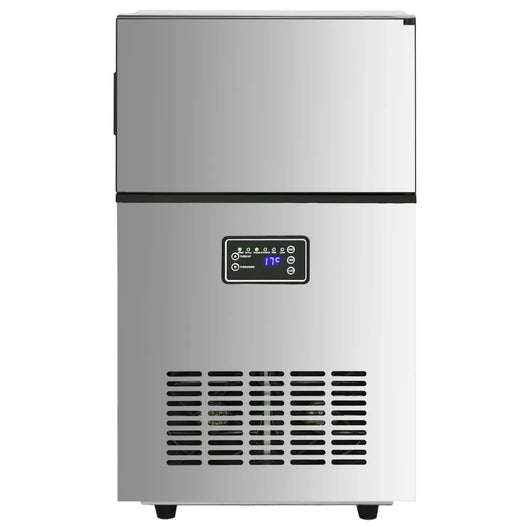 Macchina per Ghiaccio Argento 45 kg / 24 h 153682