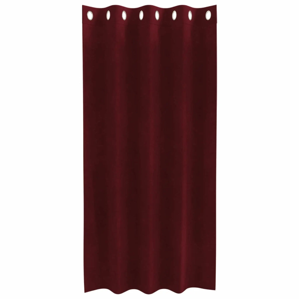 Tende Oscuranti | Tende Blackout 2 pz Rosso Vino 140 x 175 cm Velluto