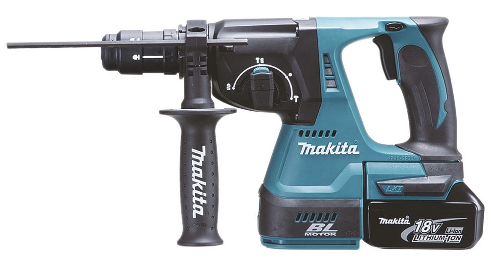 Makita LXT DHR243RTJ – Tassellatore batteria 18V Brushless SDS-Plus completo