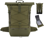 Zak da Travel XL 48L Rolltop Grosso - Impermeabile - Ideale per Viaggi Escursioni e Viaggi - Grande Capacità