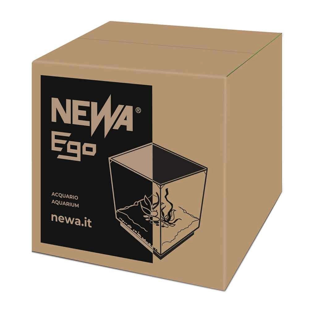 Newa Ego Full EF50 Colore nero cm35,8x36,5x39,5h - acquario con illuminazione LED e filtro incluso