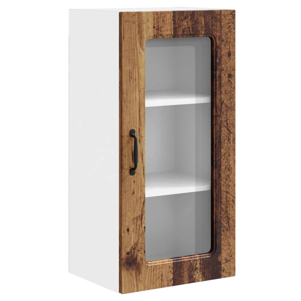Mobile da cucina con lo scaffale-Armadio da cucina Legno vecchio 40 x 31 x 80 cm 381610