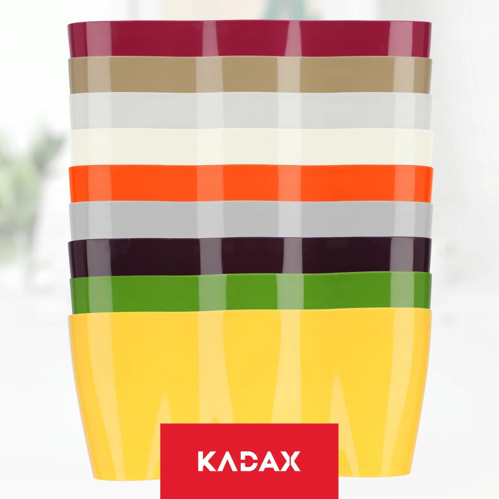 Vaso da fiori KADAX, Vaso da fiori, Vaso da fiori in plastica, Orchidea, 35 cm, Grigio
