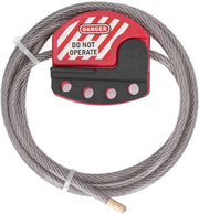 Cavo in acciaio con nodi 1,8 m - Cassetto numerico - Cavo in acciaio con nodi - Maniglia in nylon PP - Rivestimento in PVC UV-resistente - Acciaio inossidabile - Cavo di sicurezza con cassetto numerico