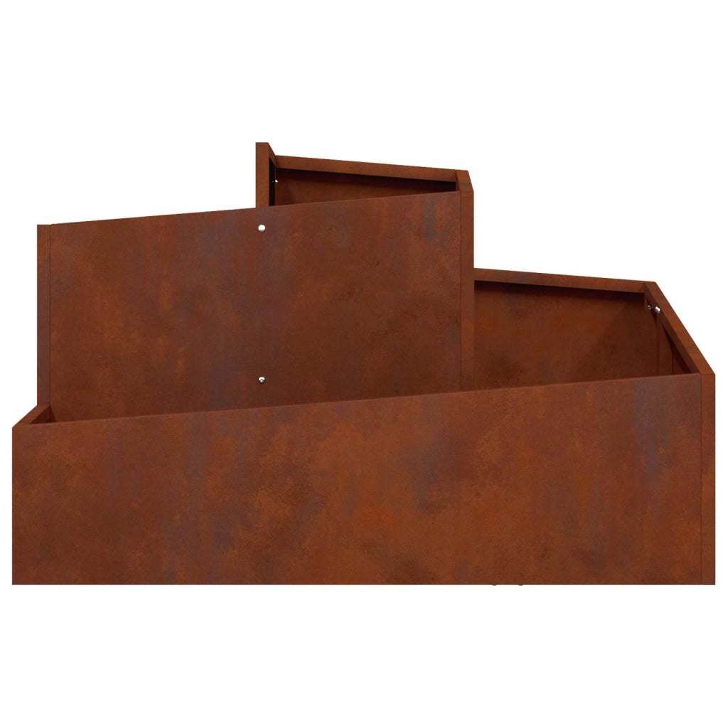 Vaso da giardino Marrone 80 x 80 x 50 cm 873584