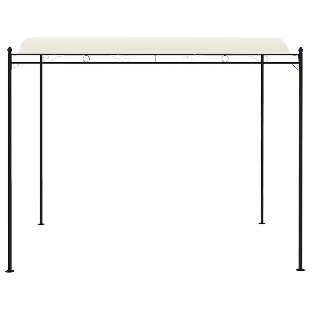 Gazebo in Tessuto Bianco Crema 43217