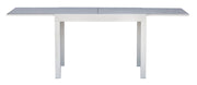 Tavolo Spalato allungabile in alluminio Greenwood Materiale: Alluminio, Colore: Bianco