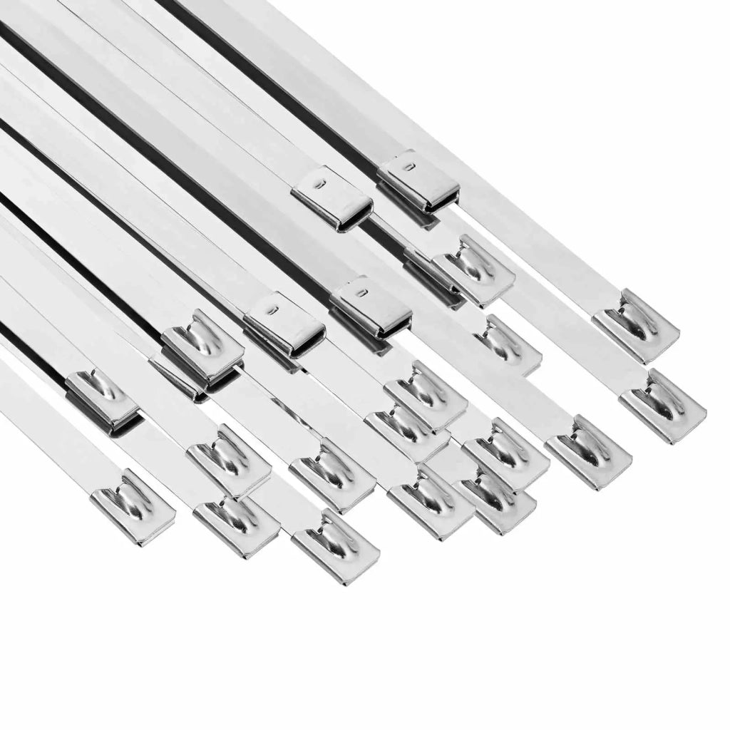Fascetta per Cavi 50 pz 7,9 x 250 mm Argento 42029362