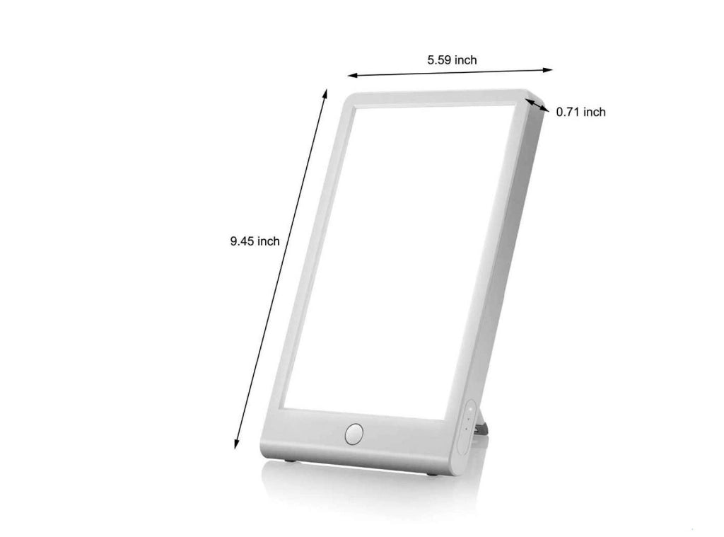 Lampada Tablet per Terapia della Luce Naturale 5500K 5W e 10W Casa Lavoro Touch Timer