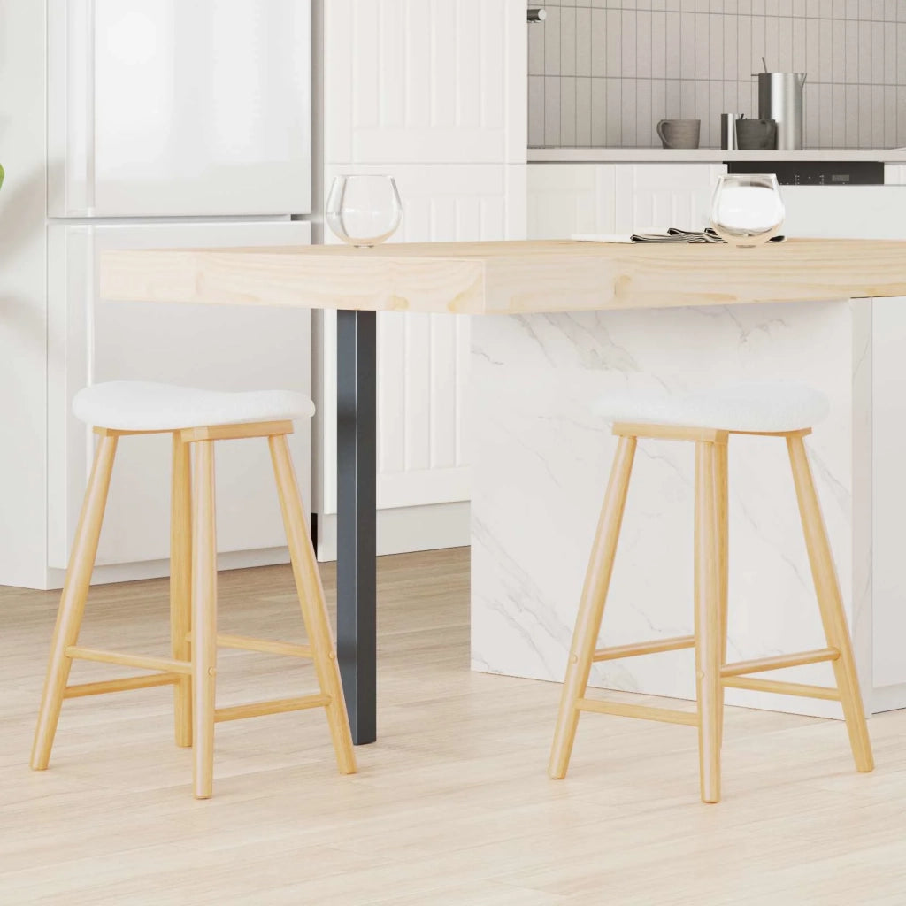 Sedie da pranzo 2 pcs Naturale 46 x 37 x 63 cm 42020464