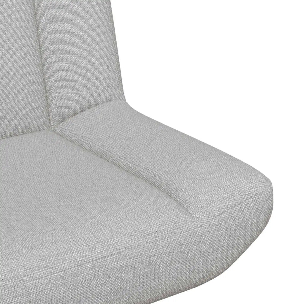 Sedia girevole Grigio Nuvola 63 x 75 x 76 cm Tessuto CFW8504103