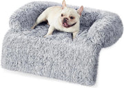 Letto per cani in piuma - coperta per cani - cuscino per cani piccoli e medi - 80 x 75 x 16 cm - grigio ombré