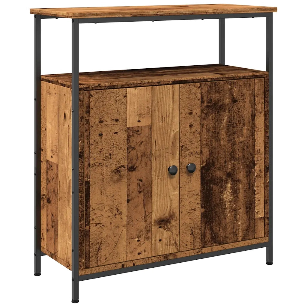 Credenza Legno Antico 70x30x80 cm in Legno Multistrato 857472