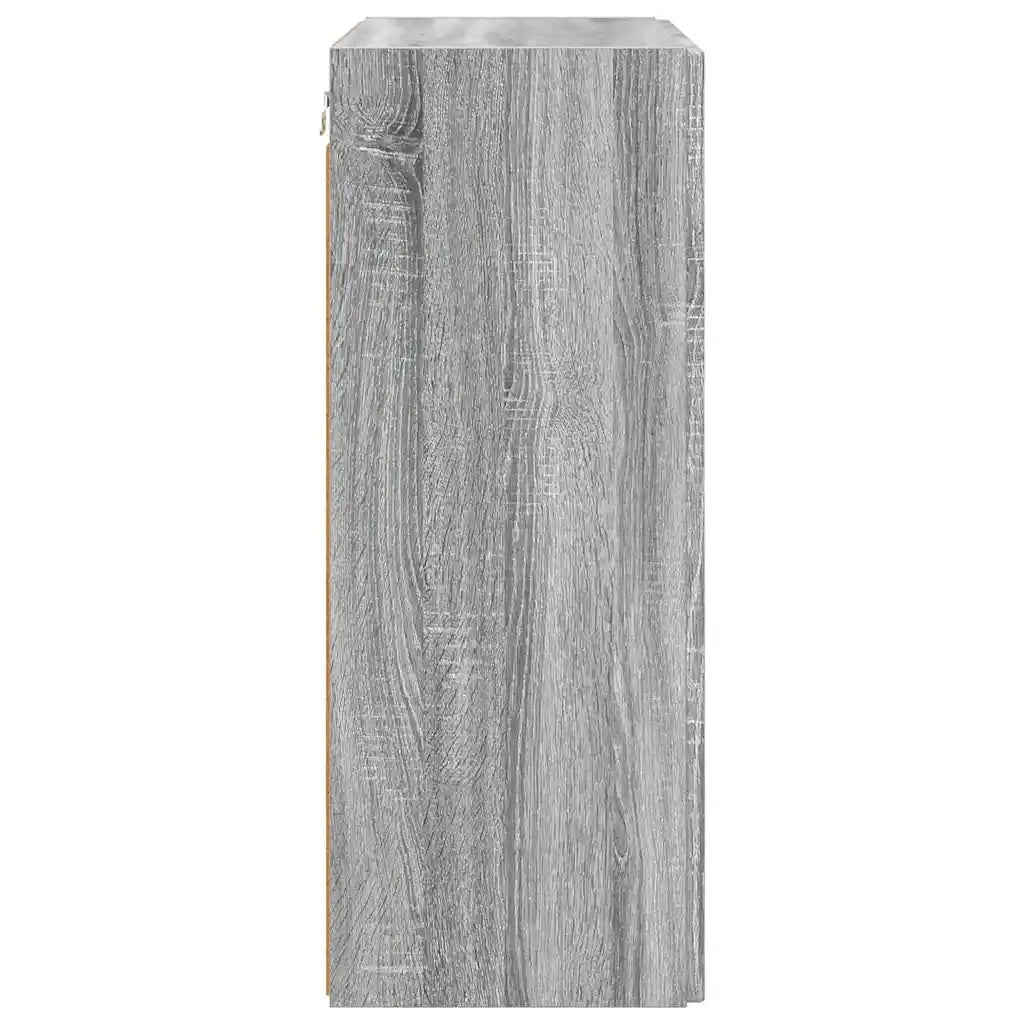 Mobile TV da parete Grigio Sonoma 59,5 x 31 x 80 cm 892365