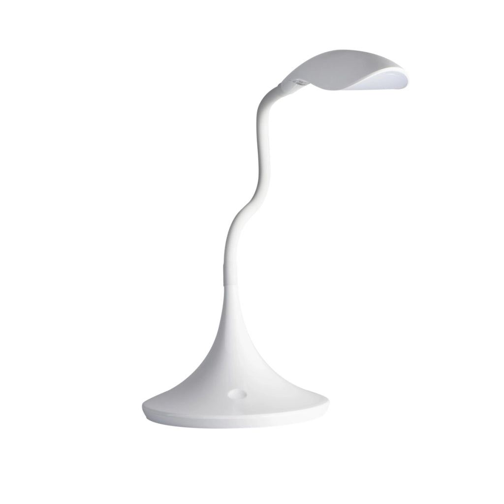 Lampada da scrivania LED flessibile bianca Kanlux FRANCO II