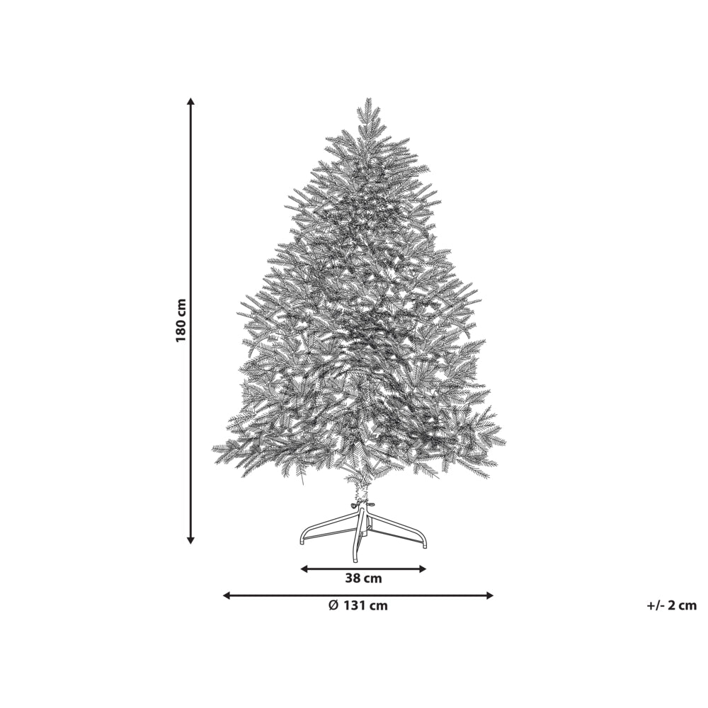 Albero di natale artificiale bianco sintetico 180 cm innevato pre innevato con neve rami innevati led lucine natalizie