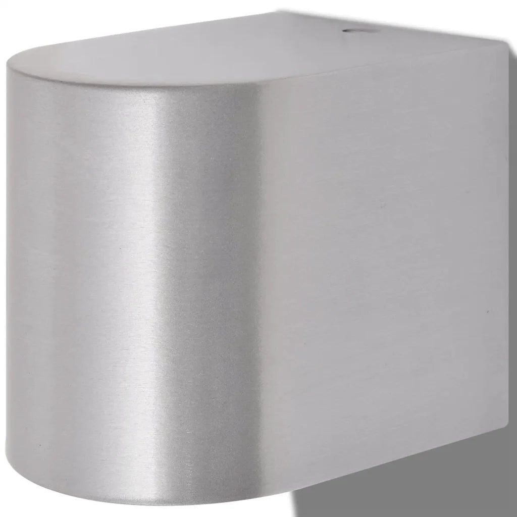 Applique LED 2pz Rotonde da Parete per Esterno Proiezione Basso 42410