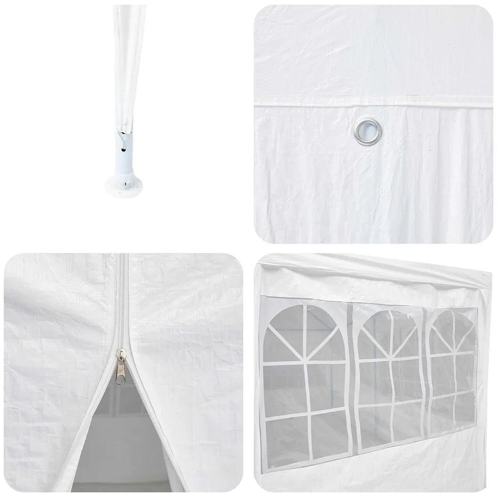 Tenda Party-Tenda da festa Bianco 800 x 400 x 266 cm Polietilene
