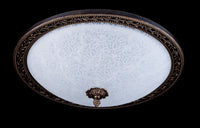 Plafoniera Ceiling & Wall in Metallo Aritos Marrone con Oro