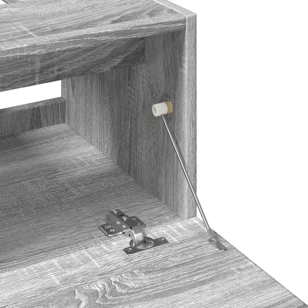 Mobile Lavabo-Armadietto da bagno Grigio Sonoma 40x37x59 cm in Truciolare