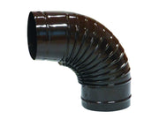 6pz gomito a 90¦ per stufa col. marrone ï cm.13 cod:ferx.vit2818