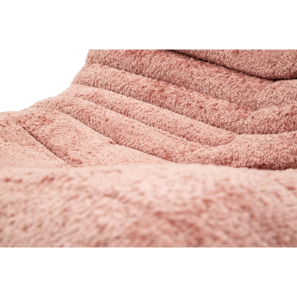Poltrona Mask in poliestere rosa 103x100x80 cm
