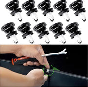Set di 10 clip di fissaggio per pannelli porte - Clip di fissaggio in plastica - Clip per porte di autovetture portatili - Pannelli porte di autovetture intercambiabili .